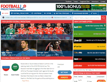 Tablet Screenshot of footballpredictions.com